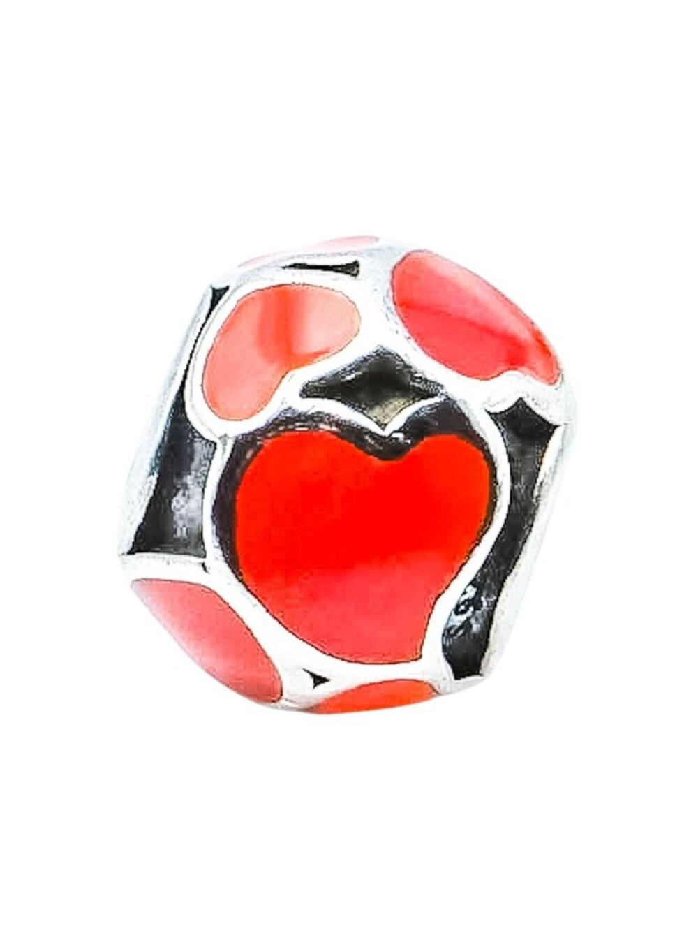 PANDORA Red Hot Love Sterling Silver Charm - Retired